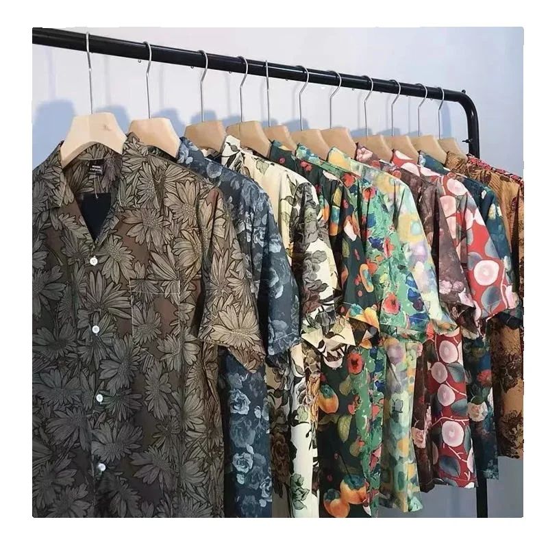 빈티지 플라워 셔츠 반팔 태국 스타일 하와이 스타일 디 - Vintage Hawaiian Floral Shirt 리뷰 및 가격
